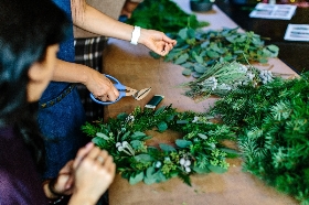 Wreath making workshop
